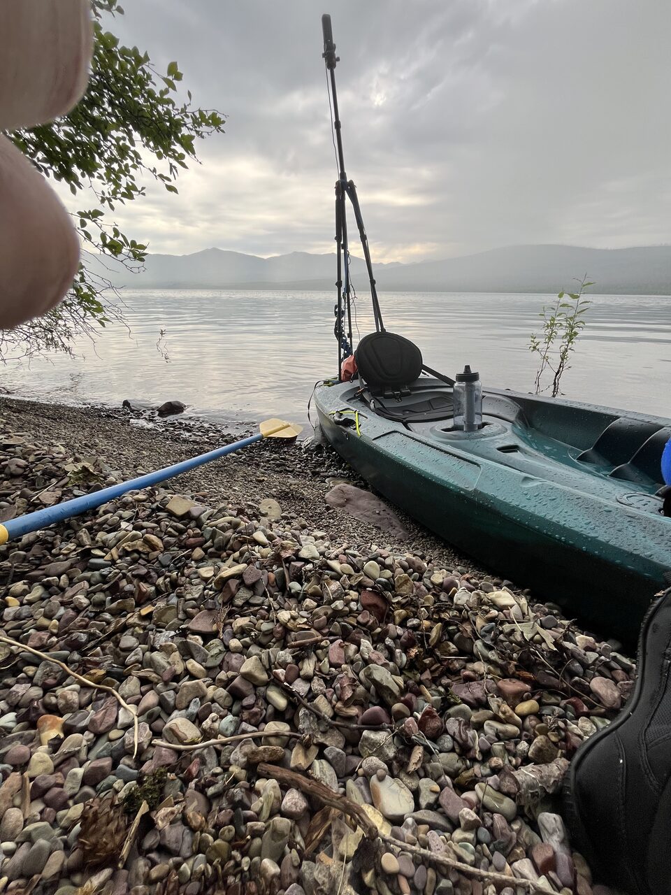 Lake McDonald and McDonald Creek in Glacier National Park, photographed from the water in July 2026
