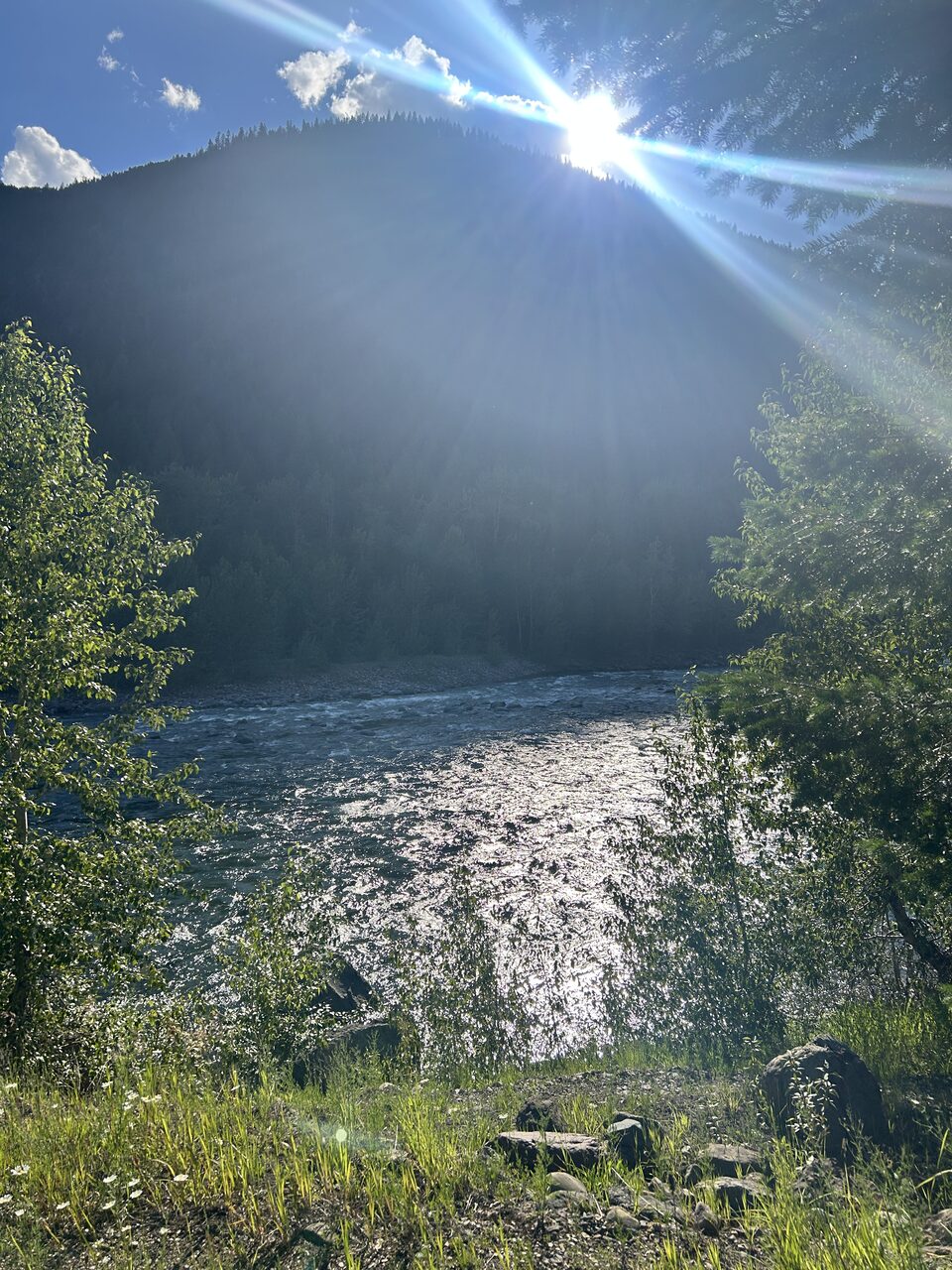 Another view of the access at Bear Creek on the Middle Fork.