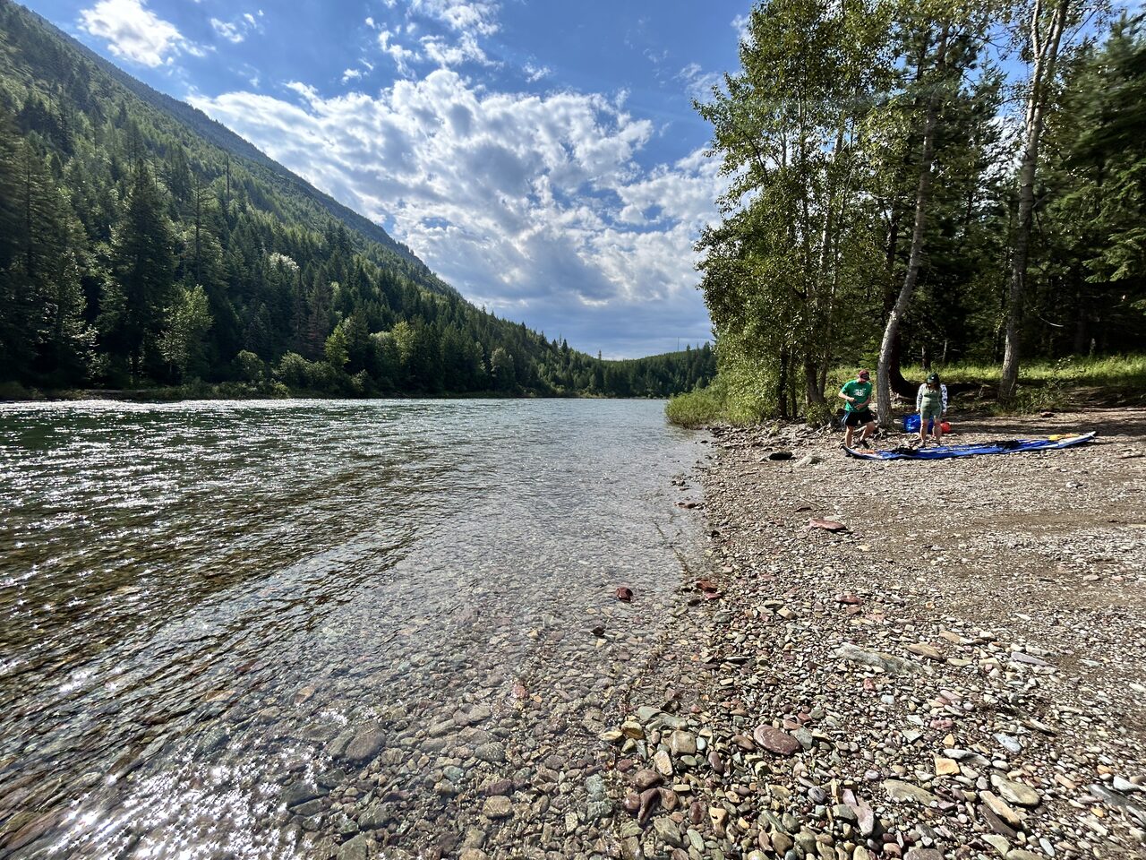 Another view of the access at Big Creek on the North Fork.