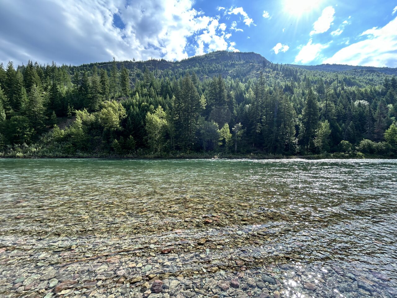 Another view of the access at Big Creek on the North Fork.