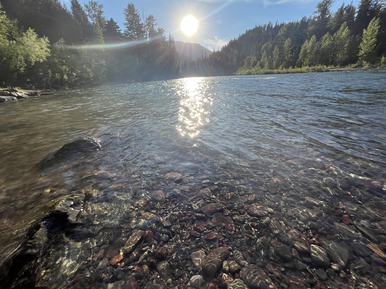 Another view of the access at Cascadilla on the Middle Fork.