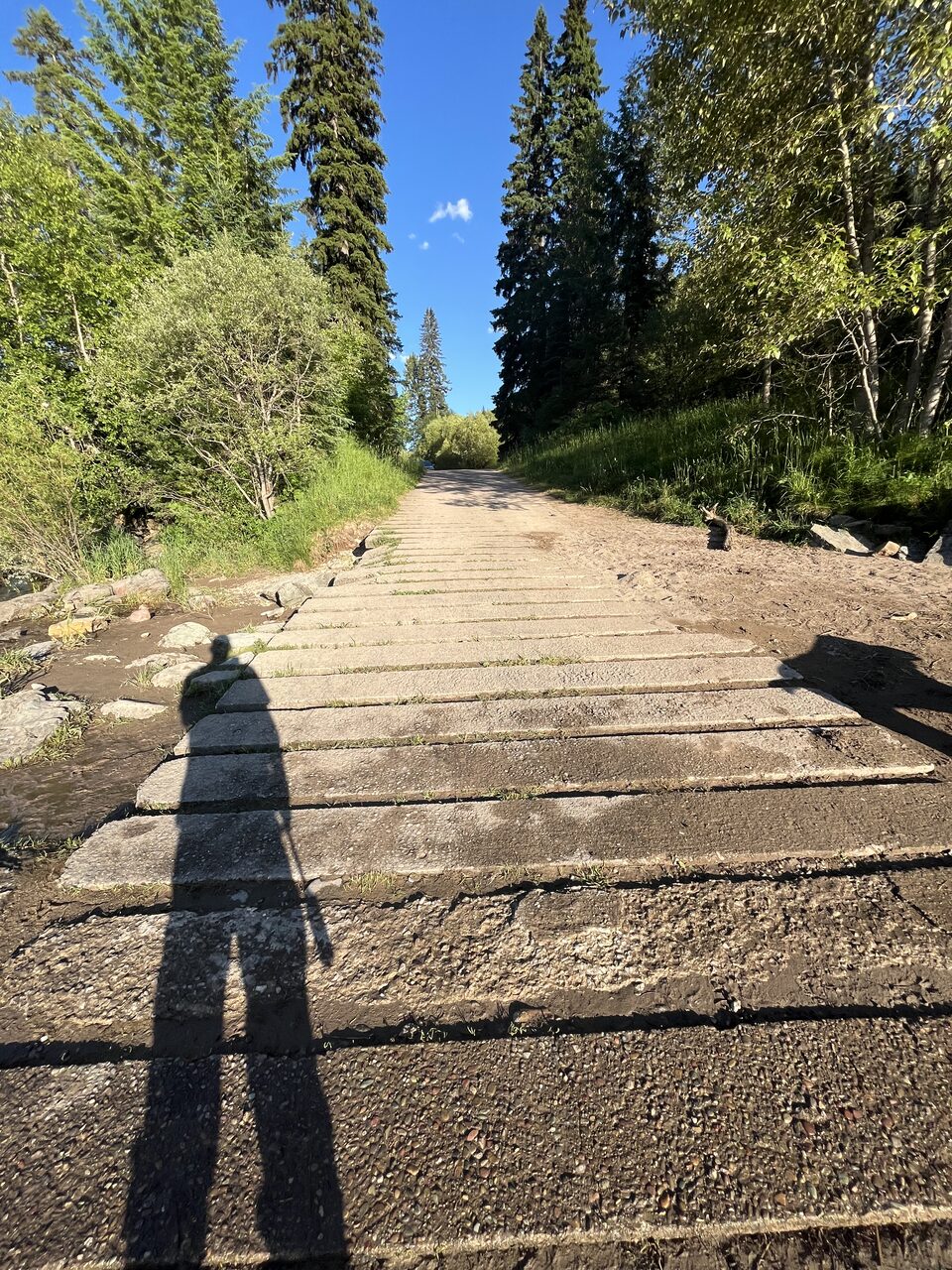 Another view of the access at Cascadilla on the Middle Fork.