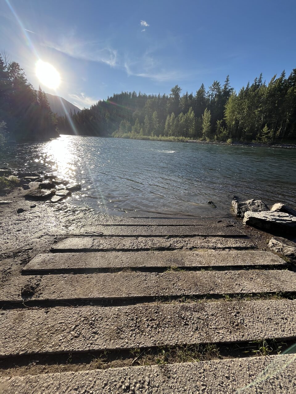 Another view of the access at Cascadilla on the Middle Fork.