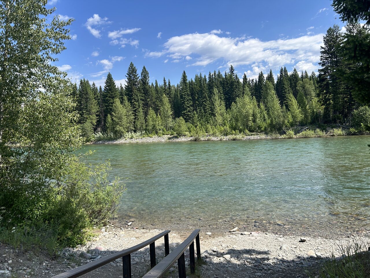 Another view of the access at Ford on the North Fork.