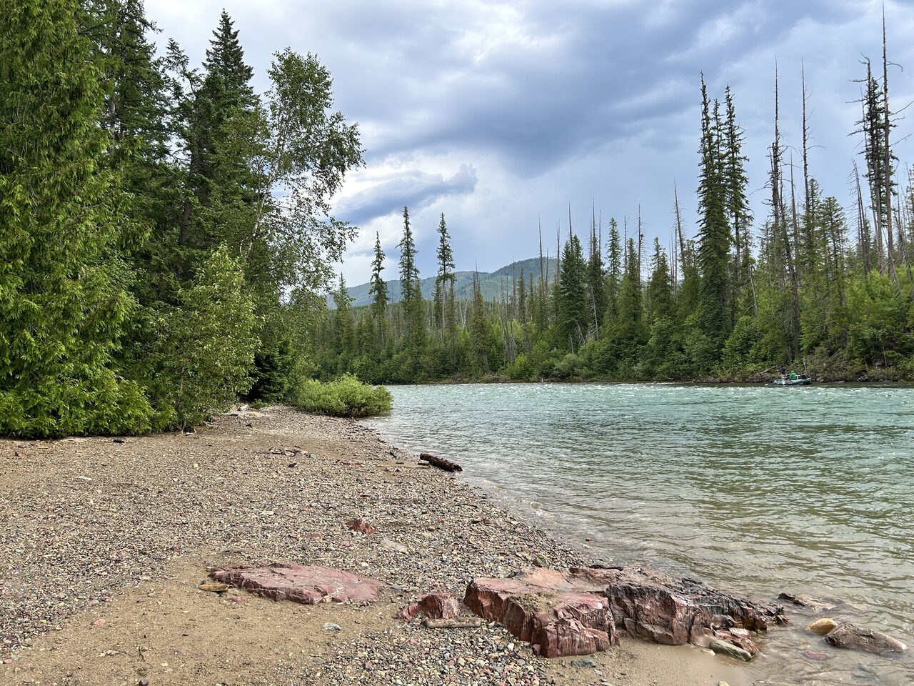 Another view of the access at Glacier Rim on the North Fork.
