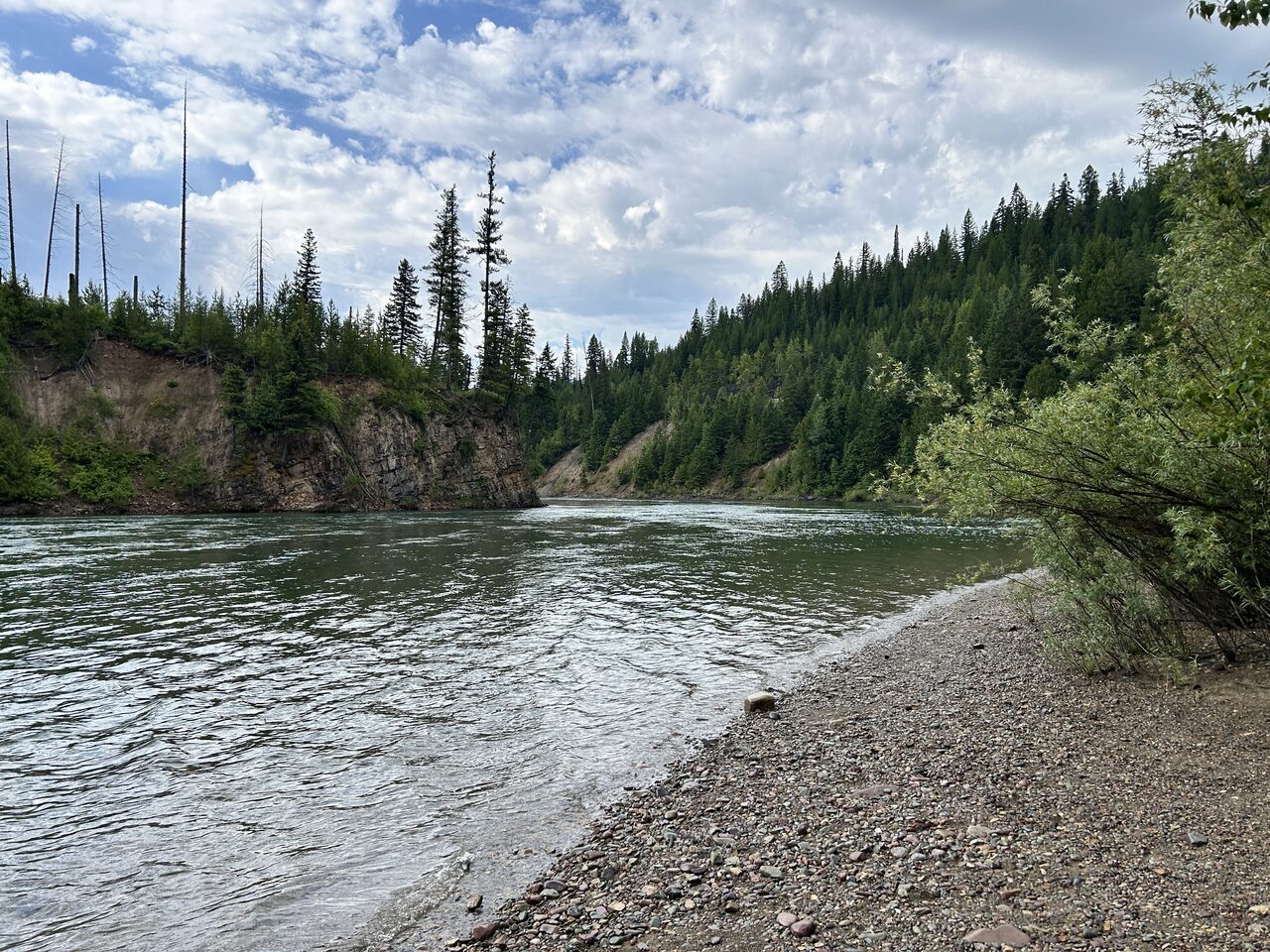 Another view of the access at Glacier Rim on the North Fork.
