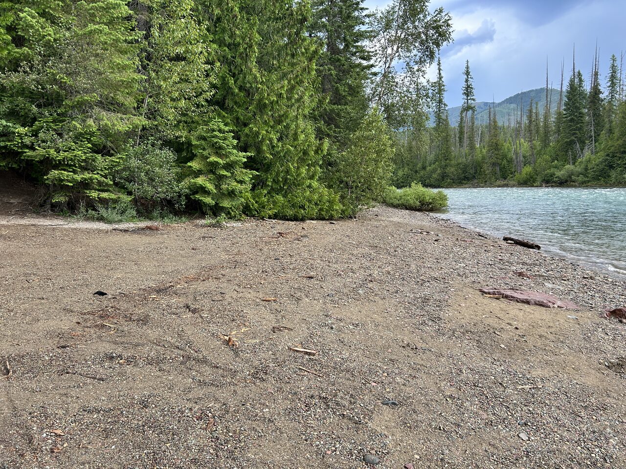 Another view of the access at Glacier Rim on the North Fork.