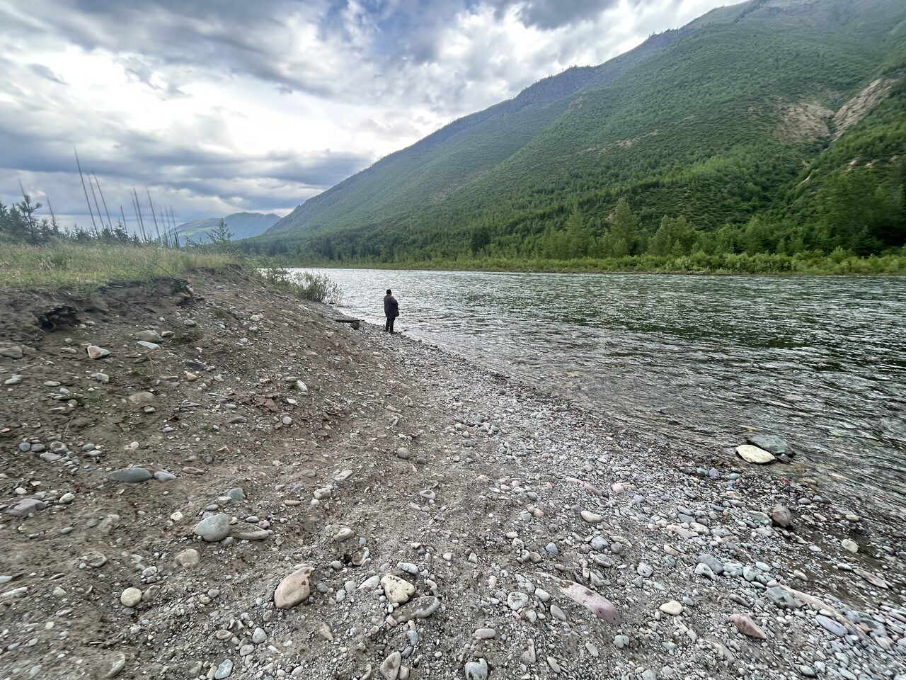 Another view of the access at Great Northern Flats on the North Fork.