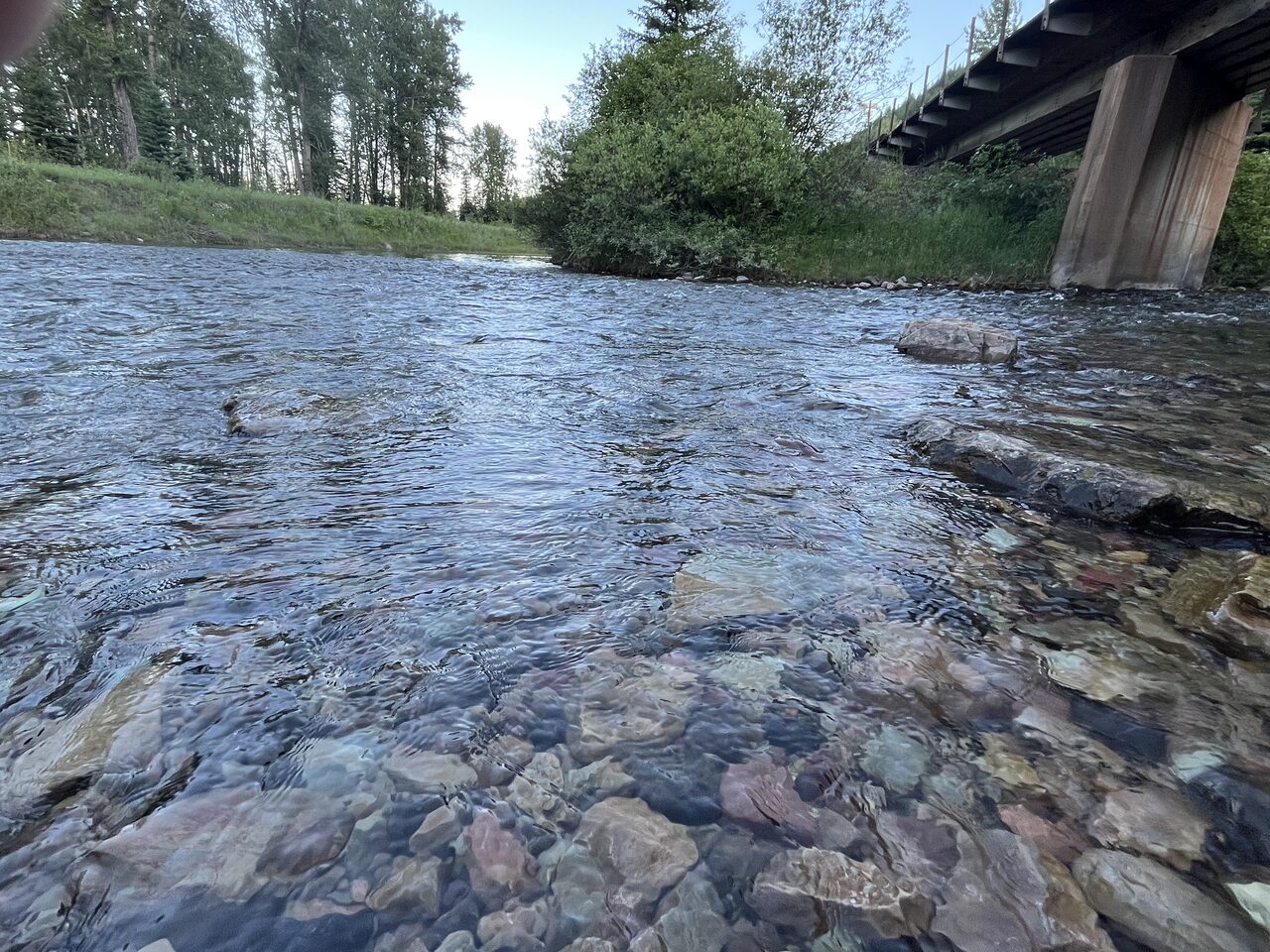 Another view of the access at Moccasin Creek on the Middle Fork.