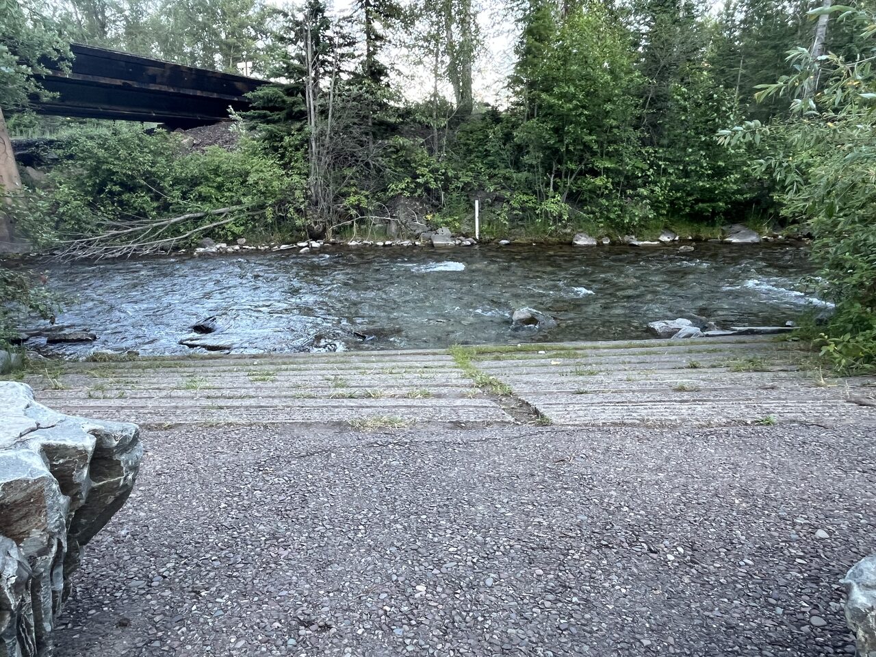 Another view of the access at Moccasin Creek on the Middle Fork.