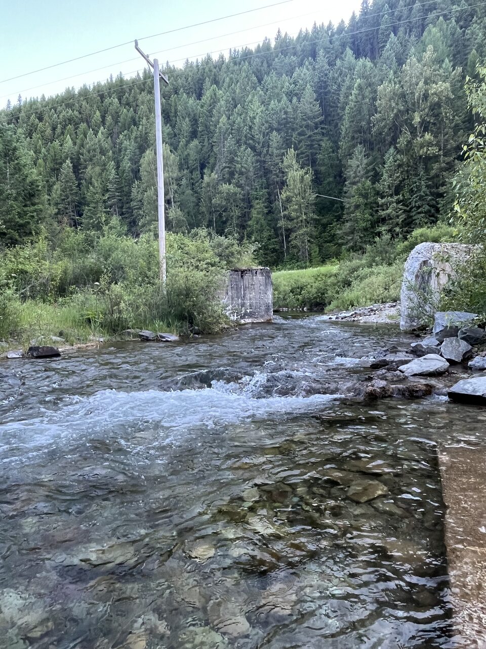 Another view of the access at Moccasin Creek on the Middle Fork.