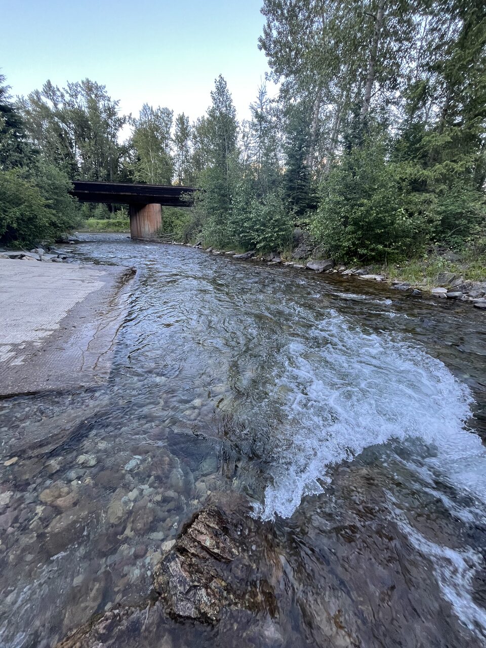 Another view of the access at Moccasin Creek on the Middle Fork.