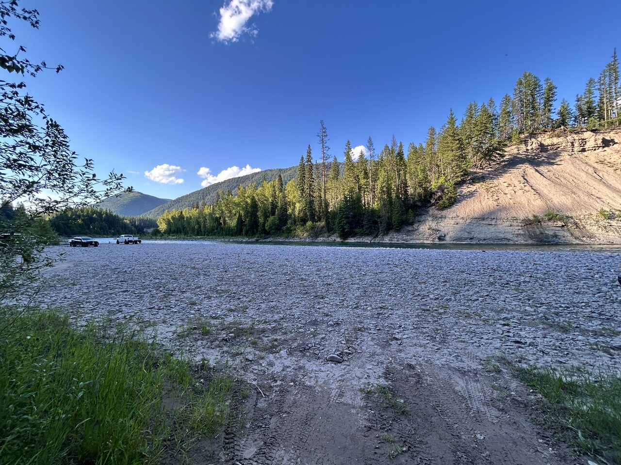 Another view of the access at Paola on the Middle Fork.